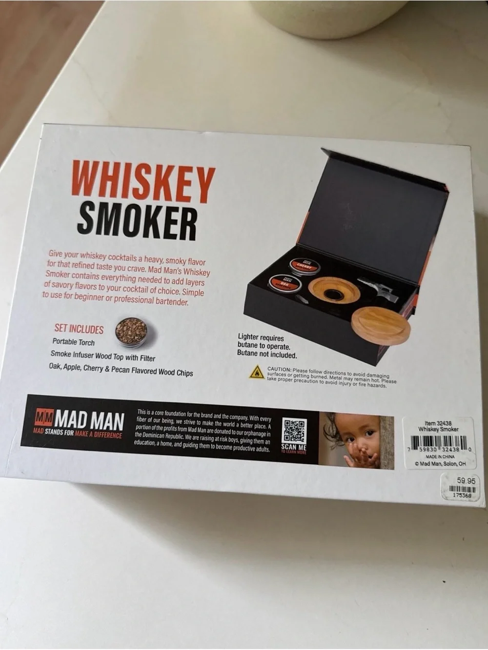 Mad Man Whiskey Smoker